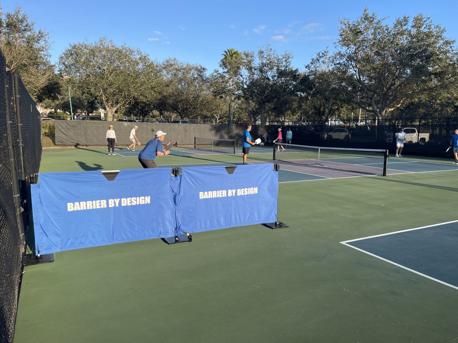 Pickleball Barrier Barrier By Design