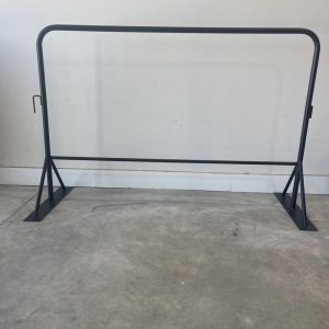 Crowd Control Barrier With Advertising